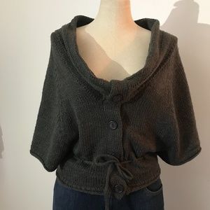 RD Style - Grey batwing cardigan - M